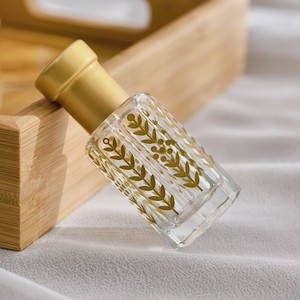 Flacone Vuoto da 3ML 6ML 10ML con Foglia d'Oro, Flacone Contagocce in Vetro per <span class=keywords><strong>Olio</strong></span> Essenziale con Bastoncino Dosatore, Piccolo Flacone Vuoto per Profumo - Product Image 5