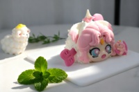 Molde de Silicona con Forma de Chibiusa de Sailor Moon para Hornear, Molde 3D de Grado Alimenticio para Pastel de Mousse de Chica Anime