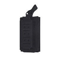 Équipement tactique, pochette Molle pour chargeur simple à double compartiment 5.56 et 9mm, pour gilet tactique, porte-plaques, sacs MU