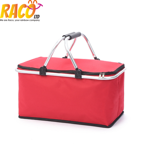 Cesta de acampada con asa plegable, cesta de compras plegable, ecológica, para verduras, venta al por mayor - Product Image 4