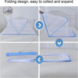 Couverture anti-moustiques portable d'usine en gros avec pare-soleil pliable pour la maison et les voyages en extérieur en été - Product Image 5
