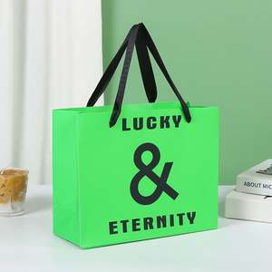 KM Luxury Brand Custom Logo Pink Paperboard <b>Shopping</b> <b>Bag</b> with Lamination Recyclable & Reusable for Shoes & Clothes - Product Image 4