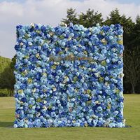 Mur de fleurs artificielles personnalisé en gros pour les organisateurs d'événements, les photographes et les fournisseurs de mariages