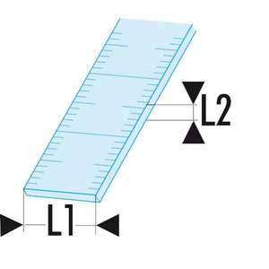 FACOM - DELA.1056.300 Règles courtes semi-rigides en acier inoxydable-2 côtés-RÈGLES FLEXIBLES EAN 3662424023484 - Product Image 2
