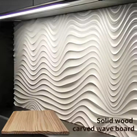Panneau Artistique Mural Sculpté 3D Personnalisé en Tôle PPGI et MDF, Gravé CNC, Isolation Phonique, Anti-Moisissure