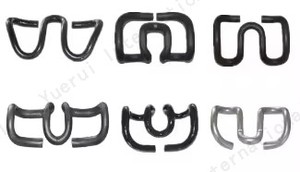 Sistema de sujeción de riel serie SKL12 SKL 14 Tipo E & W Sistema de sujeción de clip de riel elástico de acero Proveedor de clip de Nabla ferroviario - Product Image 3