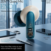 Écouteurs intra-auriculaires TWS ultra-minces Brightblue Factory Private Mold S49 ANC à réduction active du bruit pour écouteurs 6.0, étanches IPX5