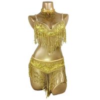 Costume de danse du ventre professionnel pour femmes, vente flash, 3 pièces/ensemble - Soutien-gorge en dentelle sexy, plusieurs couleurs, taille unique, robe de spectacle sur scène
