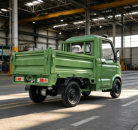 Véhicule utilitaire électrique certifié CEE COC avec climatiseur, cabine conducteur fermée à quatre roues, véhicule à énergie nouvelle pour le marché européen, moteur sans balais
