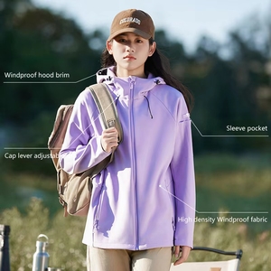 Veste coupe-vent imperméable à capuche pour homme, résistante à l'abrasion, anti-rayures, pour la pêche, avec doublure polaire, trench-coat chaud pour couple - Product Image 4