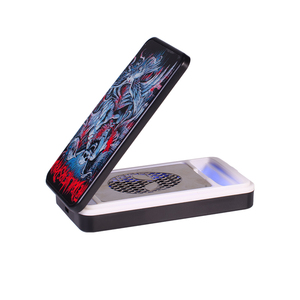 Nouvel arrivage Porte-herbes sèches 3 en 1 avec carte de meulage Tuyau en métal <span class=keywords><strong>Étui</strong></span> <span class=keywords><strong>à</strong></span> cigarettes LED - Product Image 2