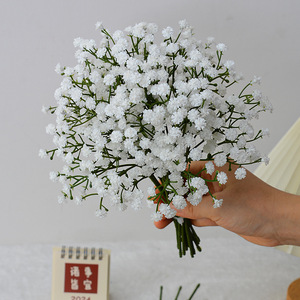 Fleur artificielle Laixing en caoutchouc souple, type Souffle de Bébé, pour décoration de mariage, variété mixte, moulage par injection - Product Image 2