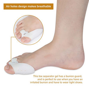 Logo personnalisé Correcteur d'oignon Soulagement <span class=keywords><strong>de</strong></span> la douleur Hallux Valgus Séparateurs d'espacement pour gros orteils Attelle Lisseur Kit <span class=keywords><strong>de</strong></span> soin des pieds - Product Image 3