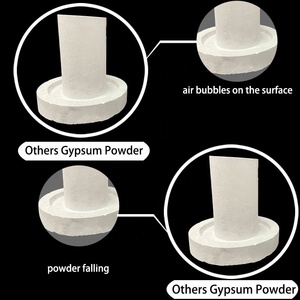 Poudre de gypse Yogo 95% de blancheur, ultra-blanc Alpha, plâtre de Paris sans rétrécissement pour porte-stylos en gypse/bocaux à bougies - Product Image 3