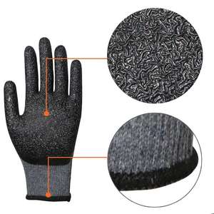 Fabrik-Großhandel Bau 10G 2-Faden Rutschfeste Atmungsaktive Langlebige Industrielle Latex-Arbeitshandschuhe - Product Image 6