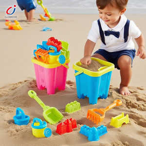 Jouets d'été d'extérieur Chengji : Ensemble <span class=keywords><strong>de</strong></span> jeu <span class=keywords><strong>de</strong></span> construction <span class=keywords><strong>de</strong></span> <span class=keywords><strong>château</strong></span> en <span class=keywords><strong>sable</strong></span> coloré et amusant pour la plage, en plastique, pour enfants <span class=keywords><strong>de</strong></span> 2 à 13 ans - Product Image 4