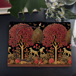 A6 handmade văn phòng máy tính xách tay 80 Sheets cao cấp quà tặng cho hội nghị lớn Đại Biểu với cây beo bướm chuồn chuồn hoa - Product Image 4