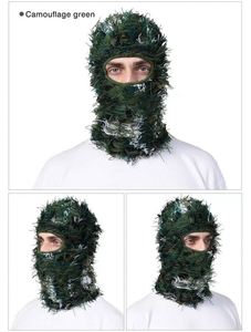 Gorro de Punto Peludo de Moda, Novedad al por Mayor, Venta Caliente, para Hombre y Mujer, Otoño Invierno, Halloween, Gorro Balaclava de Punto Desgastado - Product Image 5