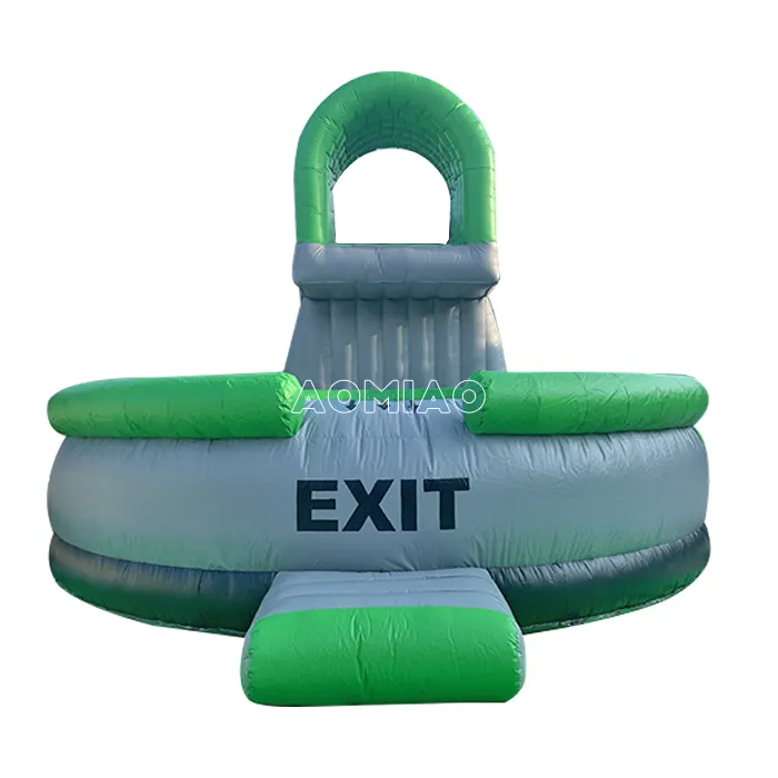 Attractive 7m high inflatable jump air bag with platform sport game for sale