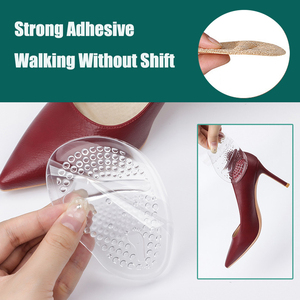 Coussinets en <span class=keywords><strong>silicone</strong></span> pour l'avant-pied, sandales à talons hauts, coussinets pour les orteils, chaussures pour femmes, soulagement de la douleur pour les longues périodes debout - Product Image 2