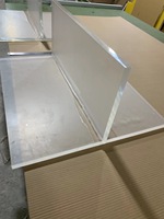 Pieds de Table transparents en acrylique traitant le bureau de Table basse en forme de T 20/30/40/50/60