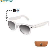 Occhiali OEM X01 Ultra AI con Traduzione, Custodia di Ricarica Magnetica, Lenti Fotocromatiche, Chat GPT, Musica, Connessione WiFi, Acquisizione Video 1080P, Funzione Telefono