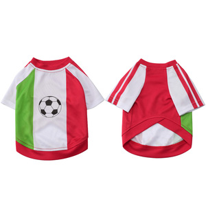 Camiseta de Verano para Perro, Diseño de Copa Mundial de Fútbol, Nueva, Linda, de Malla, Cómoda, Transpirable, de Dos Patas y Manga Corta para <span class=keywords><strong>Samoyed</strong></span>, Fabricada en China - Product Image 1