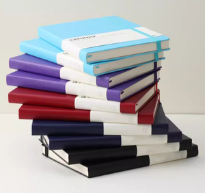 Cuaderno/Diario Personalizado de Alta Calidad con Tapa Dura de <span class=keywords><strong>Cuero</strong></span> Sintético <span class=keywords><strong>PU</strong></span>, Formato A5, con Logotipo Grabado, Líneas Perforadas y Bolsillo - Product Image 1