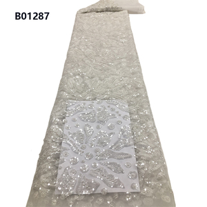 CHOCOO <span class=keywords><strong>pas</strong></span> <span class=keywords><strong>cher</strong></span> prix <span class=keywords><strong>robe</strong></span> <span class=keywords><strong>de</strong></span> mariée nigériane dentelle tissu blanc mariée broderie dentelle tissu pour les femmes - Product Image 1