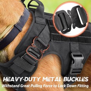 Arnés para perro con asa grande, chaleco sin tirones para mascotas, paneles ajustables, táctico, para entrenamiento, caza y caminar - Product Image 2