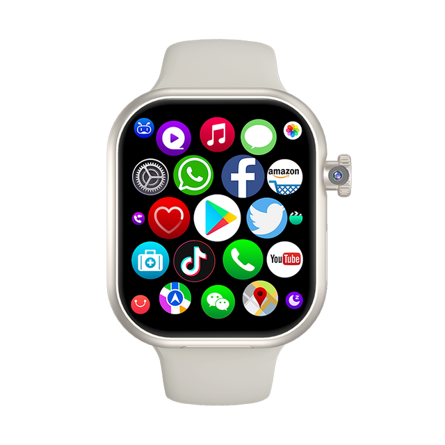 2025 Newest MT107 SIM Card WIFI Video Call Heart Rate  AMOLED Screen Dual Speaker 4G Android Adults GPS Phone Watch