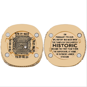 2020 orlando bay buccaneers BRADY MVP campionato anello anelli gioielli uomo - Product Image 5