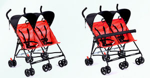 Carrito de Bebé Doble Barato al por Mayor/Carrito con Ruedas de Eva para Bebés Gemelos/Carrito de Bebé con Dos Asientos - Product Image 5