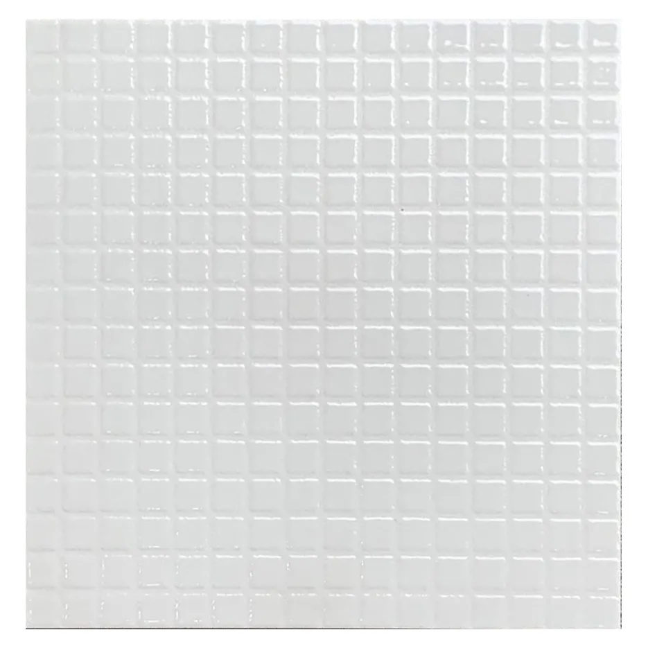 Hot Sale 300x300mm White Porcelain Ceramic Mosaic Tiles Glossy Mixed Blue Swimming Pool Floor Tiles Inkjet Wall Tiles Swimming