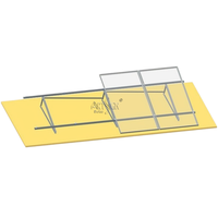 ARTSIGN Verstellbares Dreieck-Solarmodul-Montagestativ S350GD+ZM Zink-Magnesium-beschichteter Stahl Boden-PV-Unterstützungssystem