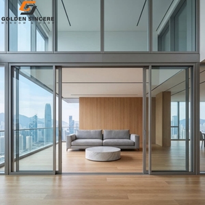 Porte coulissante panoramique en aluminium minimaliste GS pour un design architectural de luxe - Product Image 3