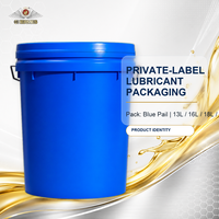 Cubo de Plástico Vacío para Envasado de Lubricantes 13L / 16L / 18L / 20L, Color Personalizado, OEM, Marca Privada