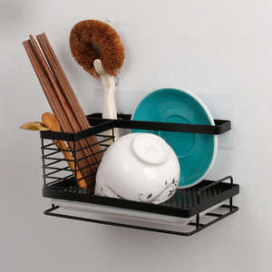 Elegante fregadero de cocina de acero inoxidable <span class=keywords><strong>Caddy</strong></span>-Organizador eficiente de esponjas y utensilios - Product Image 4