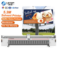 Máquina de Impresión de Pancartas Enrollables LETOP, Impresora Industrial de Inyección de Tinta Digital de Gran Formato en Venta