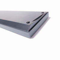 Kustom DIY RGB antighosting PCB terpasang Hot-Swappable Keyboard CNC Metal Case Kit Mechanical Keyboard Cool RGB Gaming Keyboard