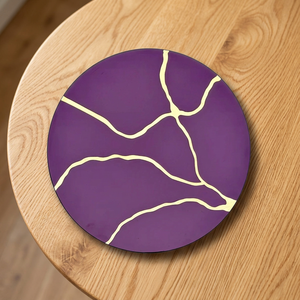 BEST SELLER Nouvelle conception Moderne Placemats festonnés laqués Couleur tendance Placemats de table faits à la main Vaisselle de fête Vente en gros - Product Image 1
