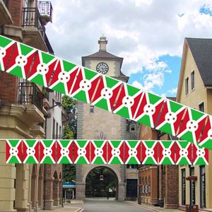 Wholesale Custom <b>Flag</b> 5.5x8 Inches Burundi String Bunting Pennant <b>Flags</b> for Indoor and Outdoor Decoration 20pcs/set - Product Image 4