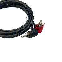 WODEXUN Câble RCA double rangée en cuivre pur de 1m pour audio, vidéo, stéréo, haut-parleur, connecteur VGA, gaine en PVC