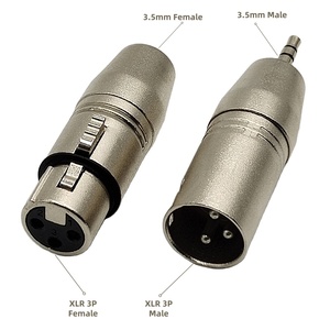 Adaptador Mini <span class=keywords><strong>XLR</strong></span> de 3 Pines <span class=keywords><strong>a</strong></span> <span class=keywords><strong>Conector</strong></span> Macho de 3.5mm, Adaptador <span class=keywords><strong>XLR</strong></span> Macho de 3 Núcleos <span class=keywords><strong>a</strong></span> <span class=keywords><strong>Conector</strong></span> Estéreo de 3.5mm, Adaptador <span class=keywords><strong>XLR</strong></span> Macho <span class=keywords><strong>a</strong></span> <span class=keywords><strong>Conector</strong></span> Estéreo Macho de 3.5mm - Product Image 3
