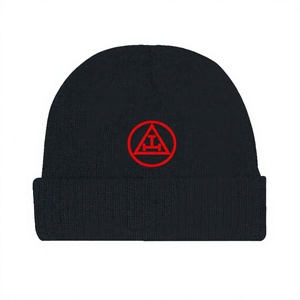 Masonic Apparel Bonnet noir brodé du symbole du logo Royal Arch - Product Image 1