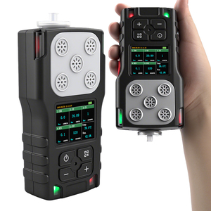 Bơm hút 5-trong-1 phân tích rò rỉ khí VOC H2S khuếch tán ngành công nghiệp nồng độ khí báo động <span class=keywords><strong>Ammonia</strong></span> Detector oxy PID SO2 c2h4o - Product Image 1