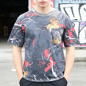 Camiseta de Moda para Hombre, Estilo Hip Hop, Impresión DTG, Poliéster/Algodón, Manga Corta, Secado Rápido, Personalizable - Product Image 3