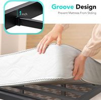 Cadre de lit plateforme en acier robuste, intelligent, extensible, pliable, réglable et pivotant, OEM, portable, pour hôtels, chambres et appartements, silencieux