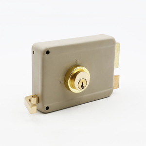 ホームセキュリティ耐久性のある盗難防止ドア111Aレバーラッチリムロック亜鉛合金機械式真鍮シリンダーナイトラッチリムデッドロック - Product Image 5