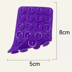 Soporte Multifuncional de Doble Cara con 24 Puntos Cuadrados de Silicona Resistente al Aceite para Teléfono, Ventosa de Alta Resistencia con Doble Escala - Product Image 4
